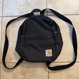 Carhartt Black Mini Backpack.